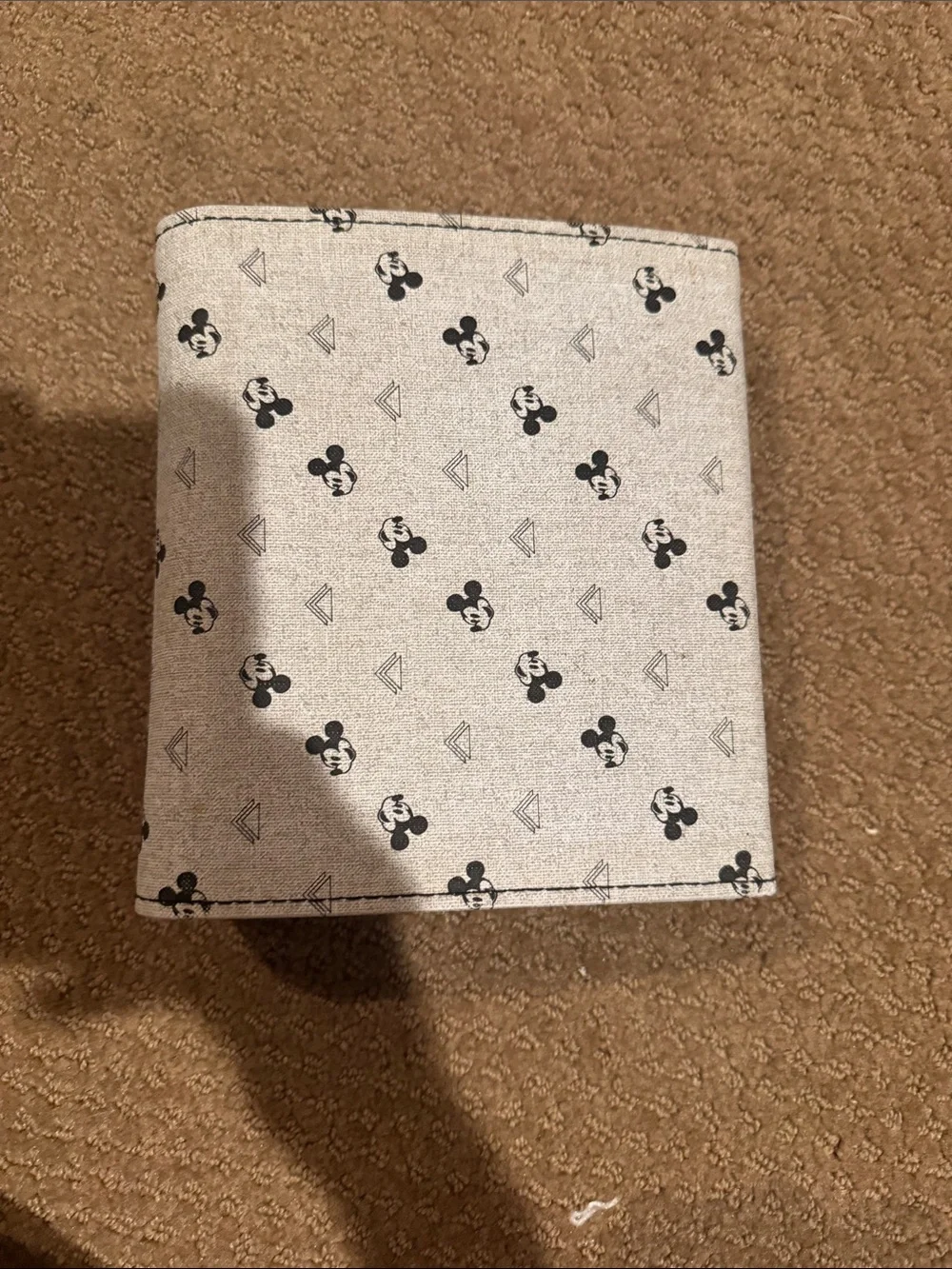 VINTAGE Mickey daily planner- Gray Mickey Pattern
